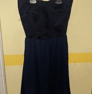 Bandage strapless dress